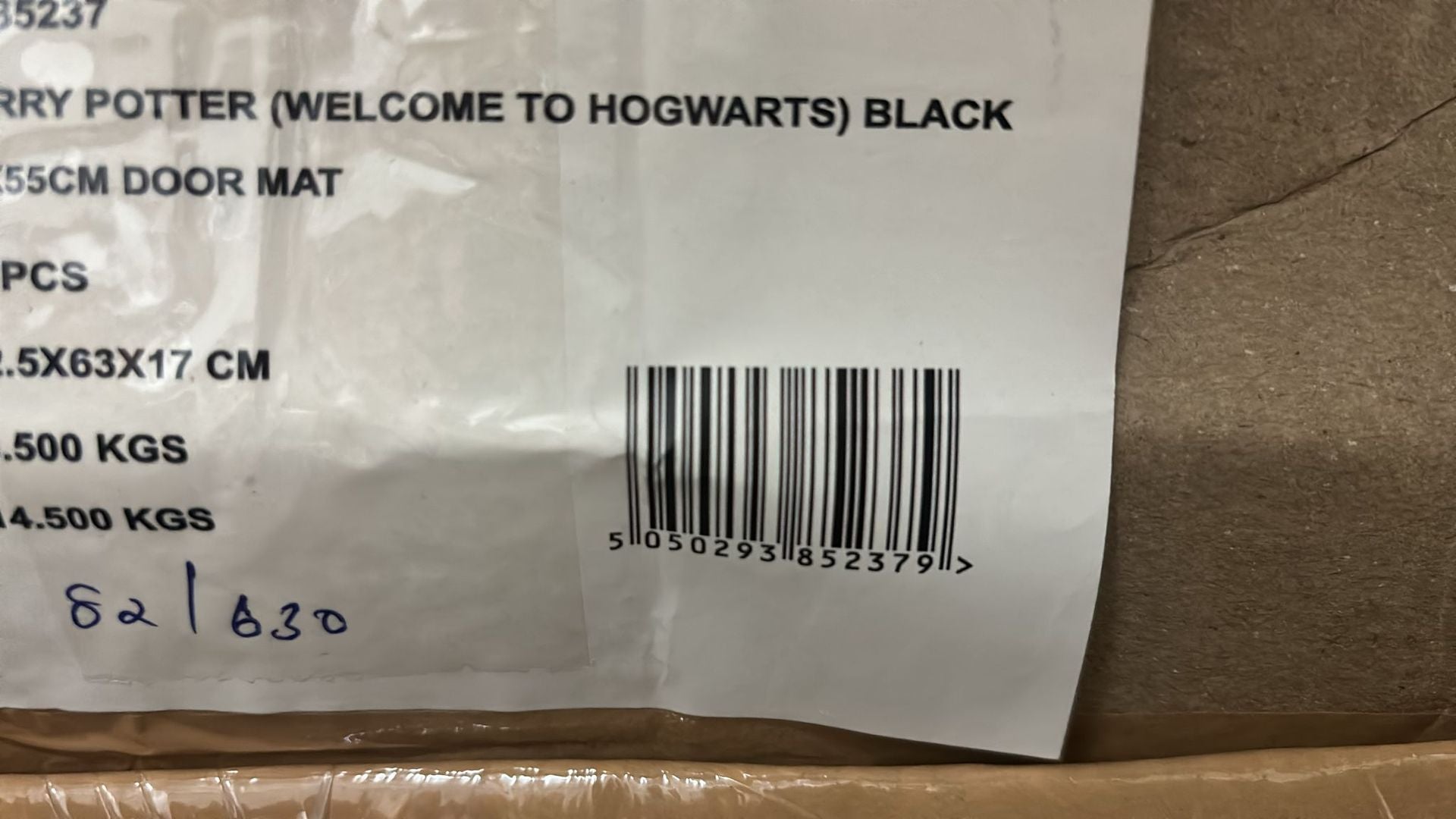 Zerbino Harry Potter Welcome To Hogwarts (Nero) Cm 60X40 - Gp85237 Zerbino Harry Potter Welcome To Hogwarts (Nero) Cm 60X40 - Gp85237